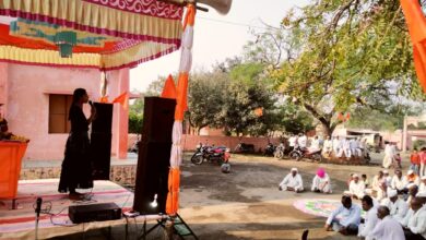Photo of खडकेवाडी येथे शिवजयंती उत्साहात साजरी
