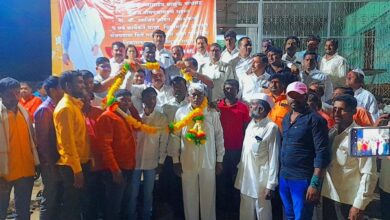 Photo of कुंभेज येथे विविध विकासकामांचा भूमिपूजन समारंभ व जाहीर प्रवेश कार्यक्रम संपन्न