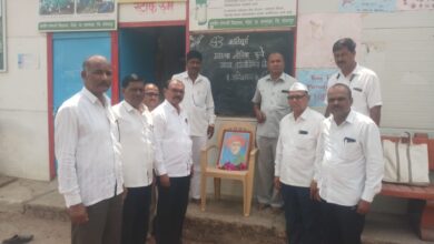 Photo of धर्मवीर संभाजी महाविद्यालयात महात्मा फुले जयंती उत्साहात साजरी