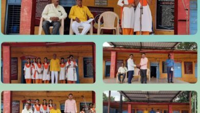 Photo of केम येथील श्री उत्तरेश्वर माध्यमिक विद्यालयात हिंदी दिन उत्साहात साजरा