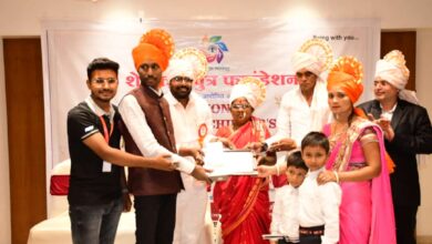 Photo of वाशिंबेतील मनोज बोबडे, सोनाली बोबडे व अभिजीत पाटील यांचा ‘नॅशनल ग्रेट अचीवर्स अवार्ड २०२२’ या पुरस्काराने सन्मान