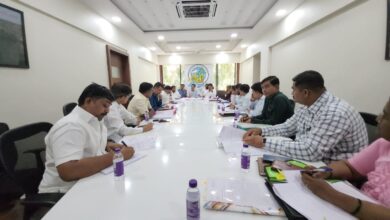 Photo of मांगी तलाव कुकडी लाभक्षेत्रात समाविष्ट करण्यासंदर्भात खा. निंबाळकर यांच्या उपस्थितीत सिंचन भवन येथे बैठक सुरू