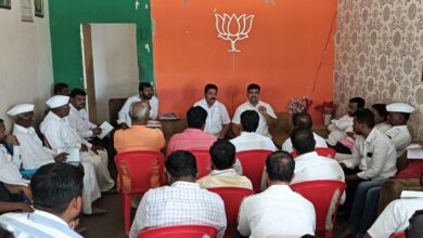 Photo of करमाळा येथे भाजप पदाधिकाऱ्यांची मोदी @9 विशेष जनसंपर्क अभियान बैठक संपन्न