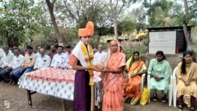 Photo of गुळसडी येथे विठामाई माध्यमिक विद्यालय व ग्रामस्थांच्यावतीने यशस्वी विद्यार्थ्यांचा सत्कार