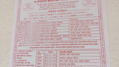 Photo of वडगाव (द.) येथे गुरुवार पासून अखंड हरिनाम सप्ताहाचे आयोजन
