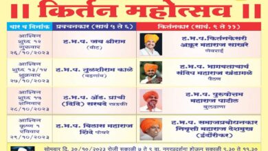 Photo of गणेश (भाऊ) चिवटे यांच्या वाढदिवसानिमित्त बिटरगाव (श्री) येथे आजपासून कीर्तन महोत्सव