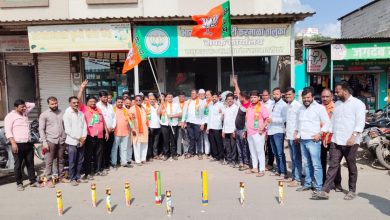Photo of भाजपा गटनेतेपदी देवेंद्र फडणवीस यांची निवड; करमाळ्यात भाजप कार्यकर्त्यांकडून जल्लोष