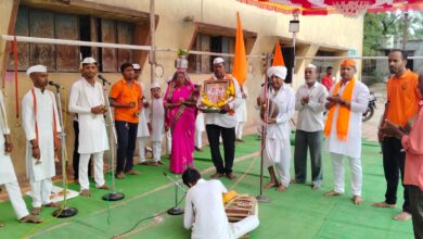 Photo of पांडे येथे हनुमान जयंती निमित्त हरिनाम सप्ताह उत्साहात संपन्न