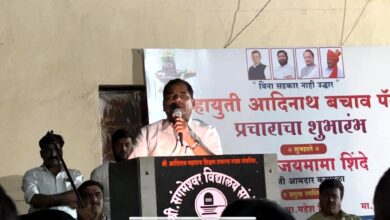 Photo of आ.नारायण पाटील यांनीच आदिनाथ कारखान्याचे वाटोळे केले; बारामती ॲग्रोचे उपाध्यक्ष सुभाष आबा गुळवे यांचा घणाघात