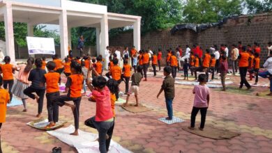 Photo of रावगाव येथे आंतरराष्ट्रीय योग दिन उत्साहात साजरा