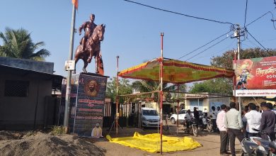 Photo of पूनवर येथे छत्रपती शिवाजी महाराजांच्या अश्वारूढ पुतळ्याची स्थापना; पोलिस प्रशासनाकडून पाहणी