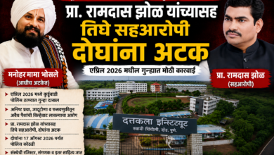 Photo of एप्रिलमधील जादूटोणा प्रकरणात प्रा. रामदास झोळ यांच्यासह तिघे सहआरोपी; पोलिसांकडून दोघांना अटक