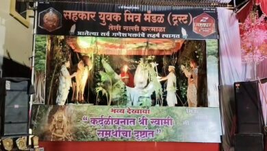 Photo of मूकबधिर मुलांच्या हस्ते ‘कर्दळीवनात श्री स्वामी समर्थांचा दृष्टांत’ हलत्या देखाव्याचे उद्घाटन